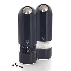 Peugeot Dárkový set elektrických mlýnků na pepř a sůl černý ALASKA