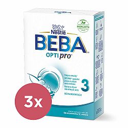3x BEBA OPTIPRO® 3 Mléko batolecí, 500 g
