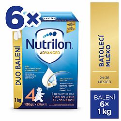 NUTRILON Mléko batolecí 4 Advanced od uk. 24. měsíce 6x 1000 g