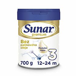 SUNAR Premium 3 Mléko batolecí 700 g